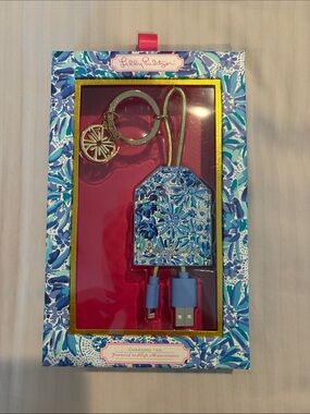 Lilly Pulitzer Charging Tag NIB